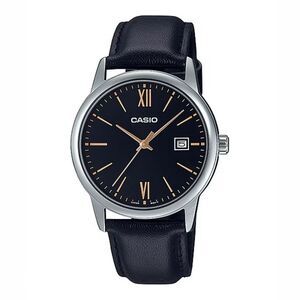 Casio Men’s Black Analog Watch with Black Dial - MTP-V002L-1B3UDF
